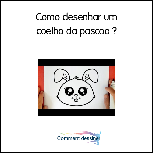 Como desenhar um coelho da páscoa